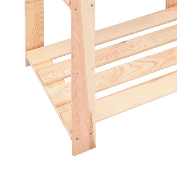 vidaXL 5-kerroksiset varastohyllyt 10 kpl 80x38x170 cm täysmänty 250kg