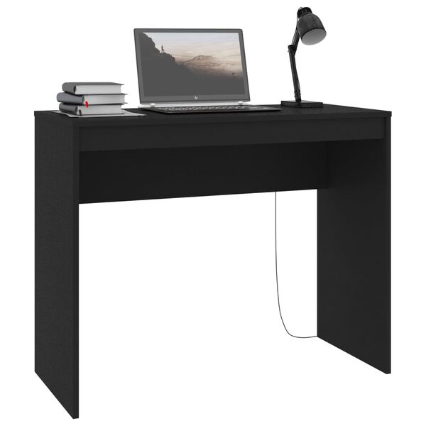 vidaXL Työpöytä musta 90x40x72 cm tekninen puu