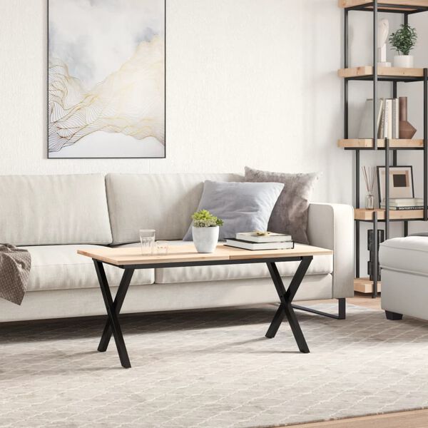 vidaXL Sohvapöydän jalat X-muoto 80x40x43 cm terästä