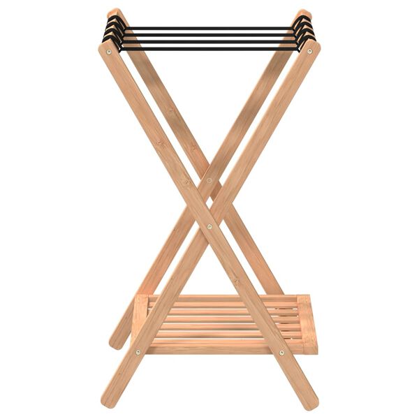 vidaXL Matkalaukkuteline 68x38x58 cm bambu