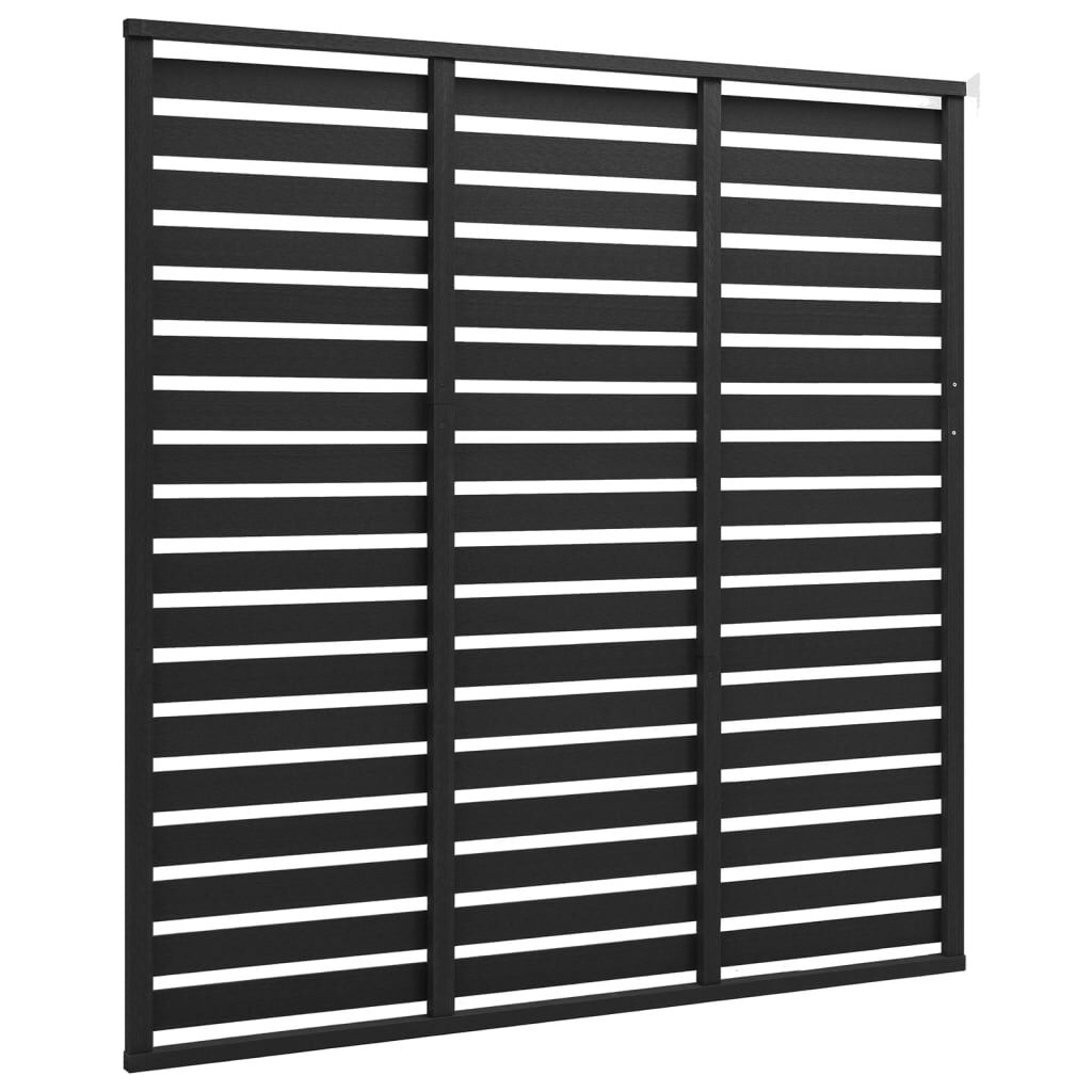 vidaXL Aitapaneeli WPC 180x180 cm musta