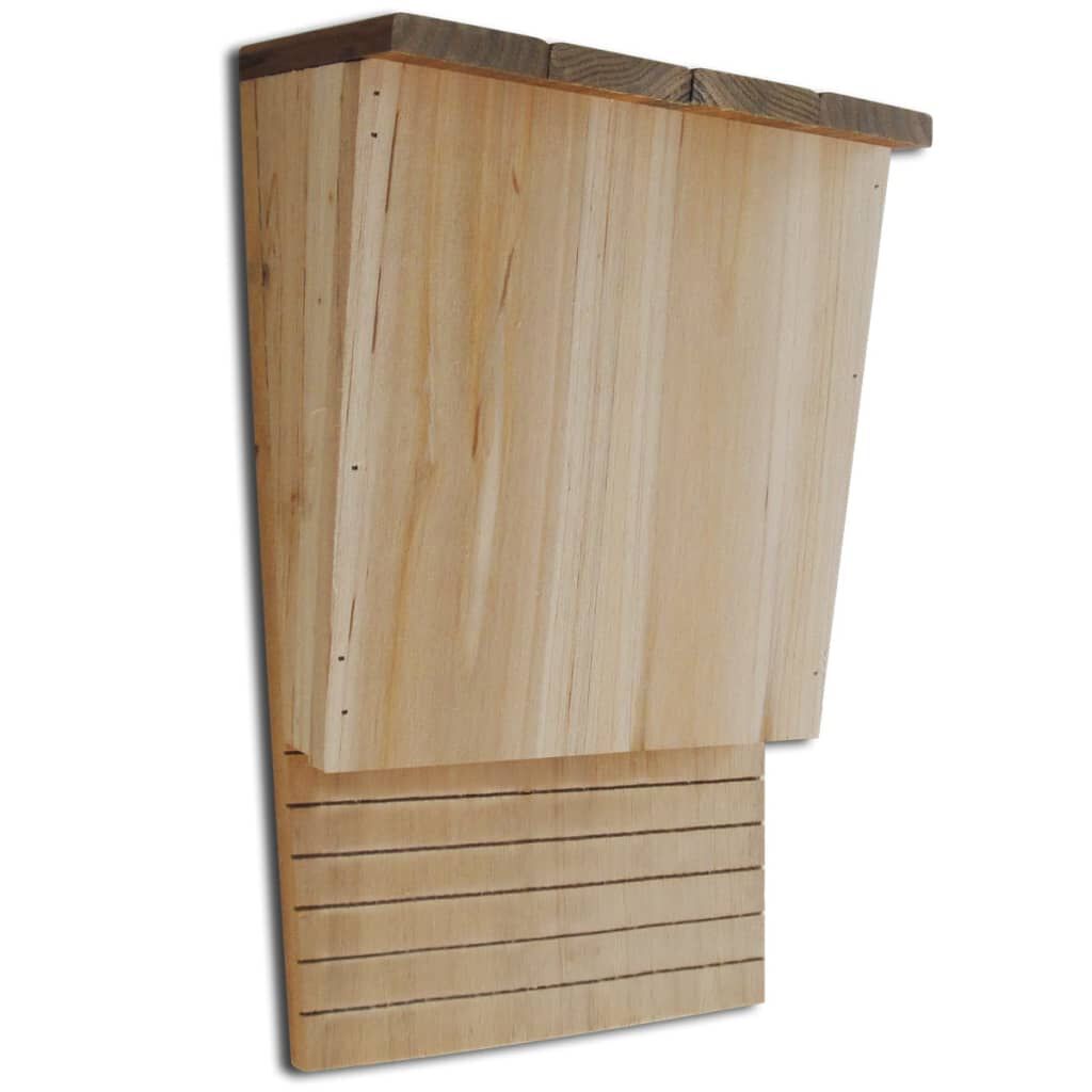 vidaXL Lepakkokopit 4 kpl 22 x 12 x 34 cm puu